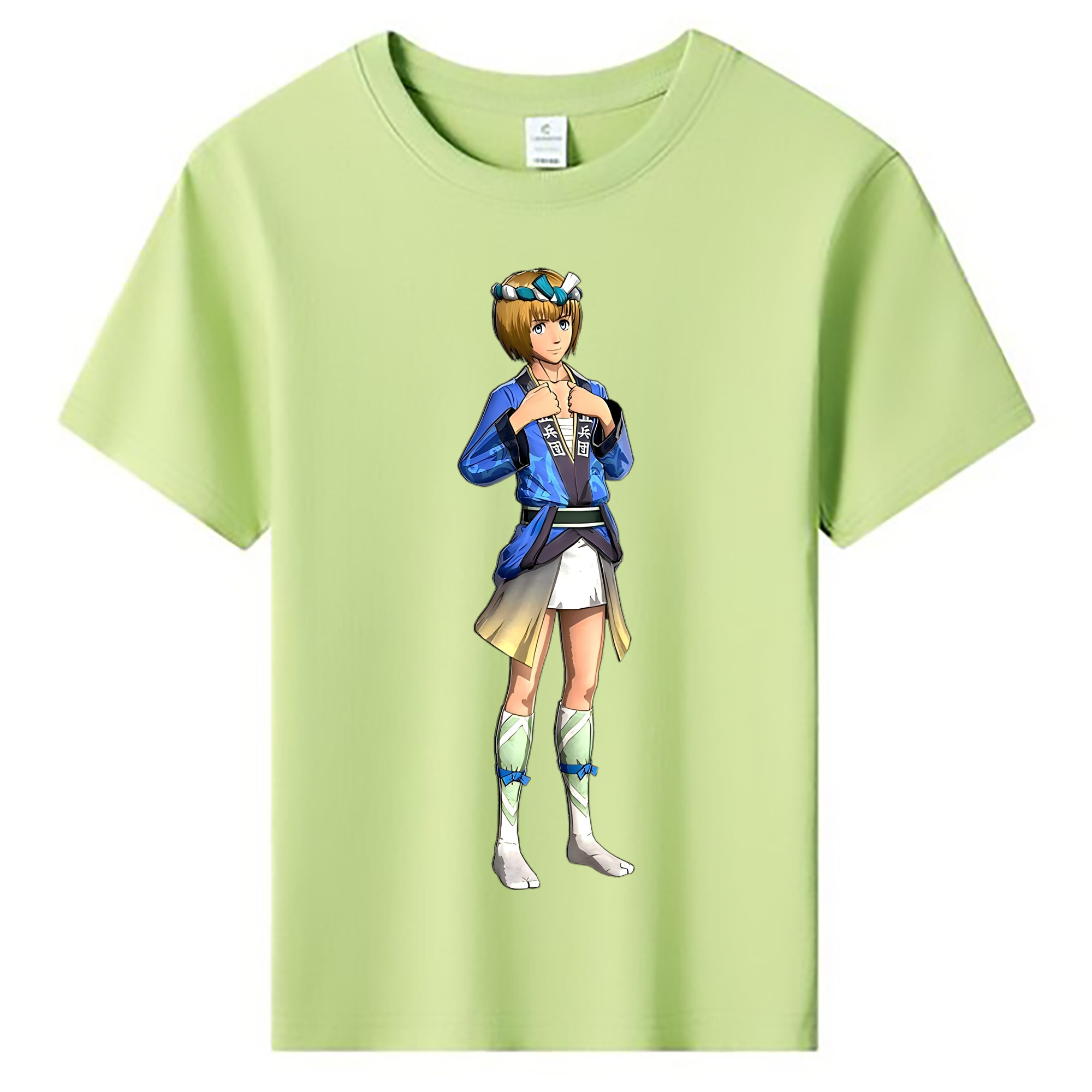 （画像用） 進撃の巨人 アルミン·アルレルト Attack on Titan Armin Arlert 綿100％キッズTシャツ（フロントプリント）